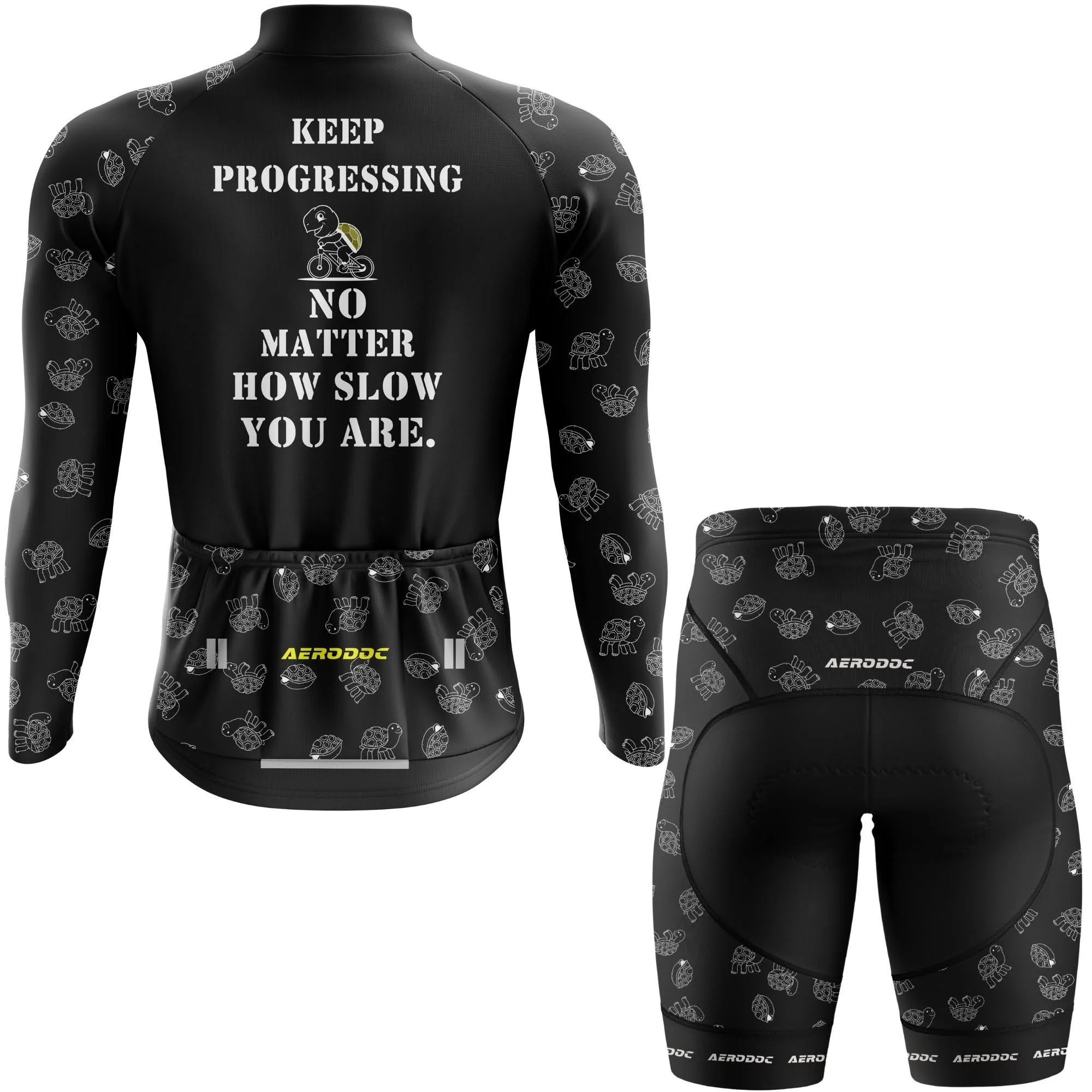 TurtleFlow Unisex Cycling Jersey & Shorts - Image 16