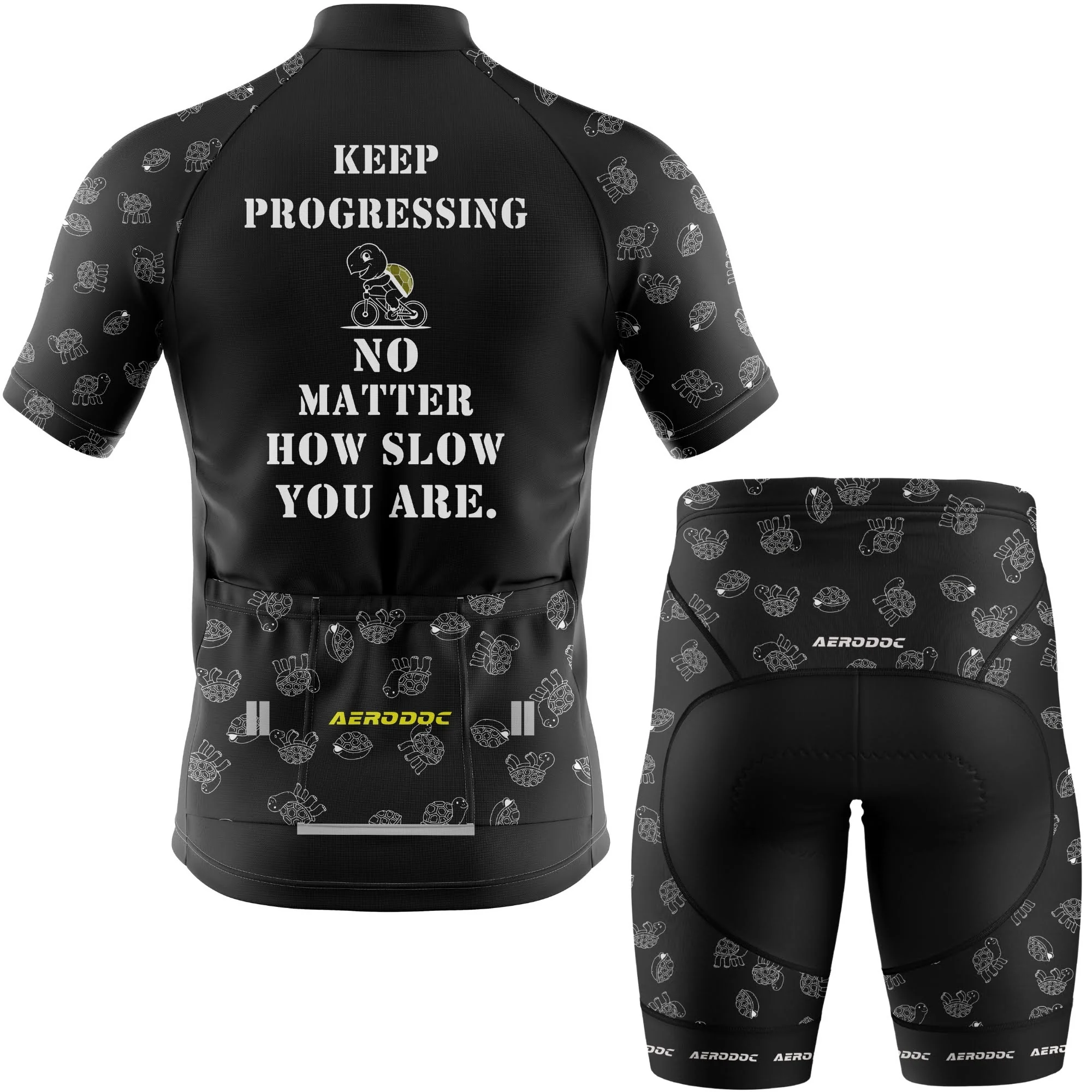 TurtleFlow Unisex Cycling Jersey & Shorts - Image 15